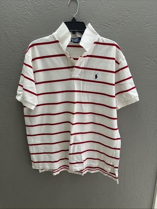 Polo Ralph Lauren Other - Polo by Ralph Lauren White Polo with Red Stripes
